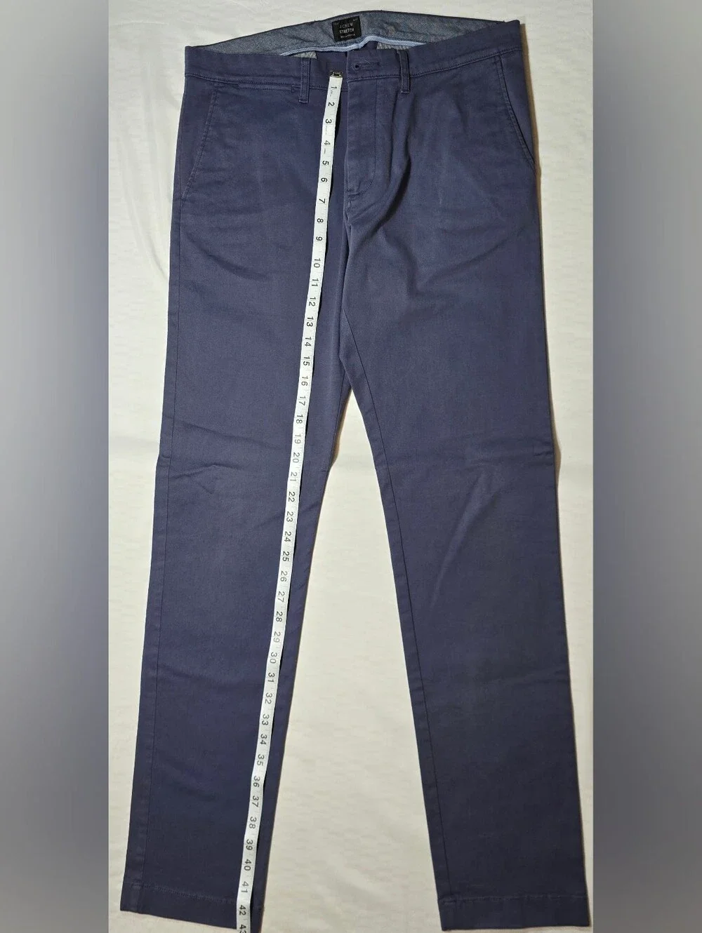 J.Crew 484 Slim Stretch Navy Chinos 32x34